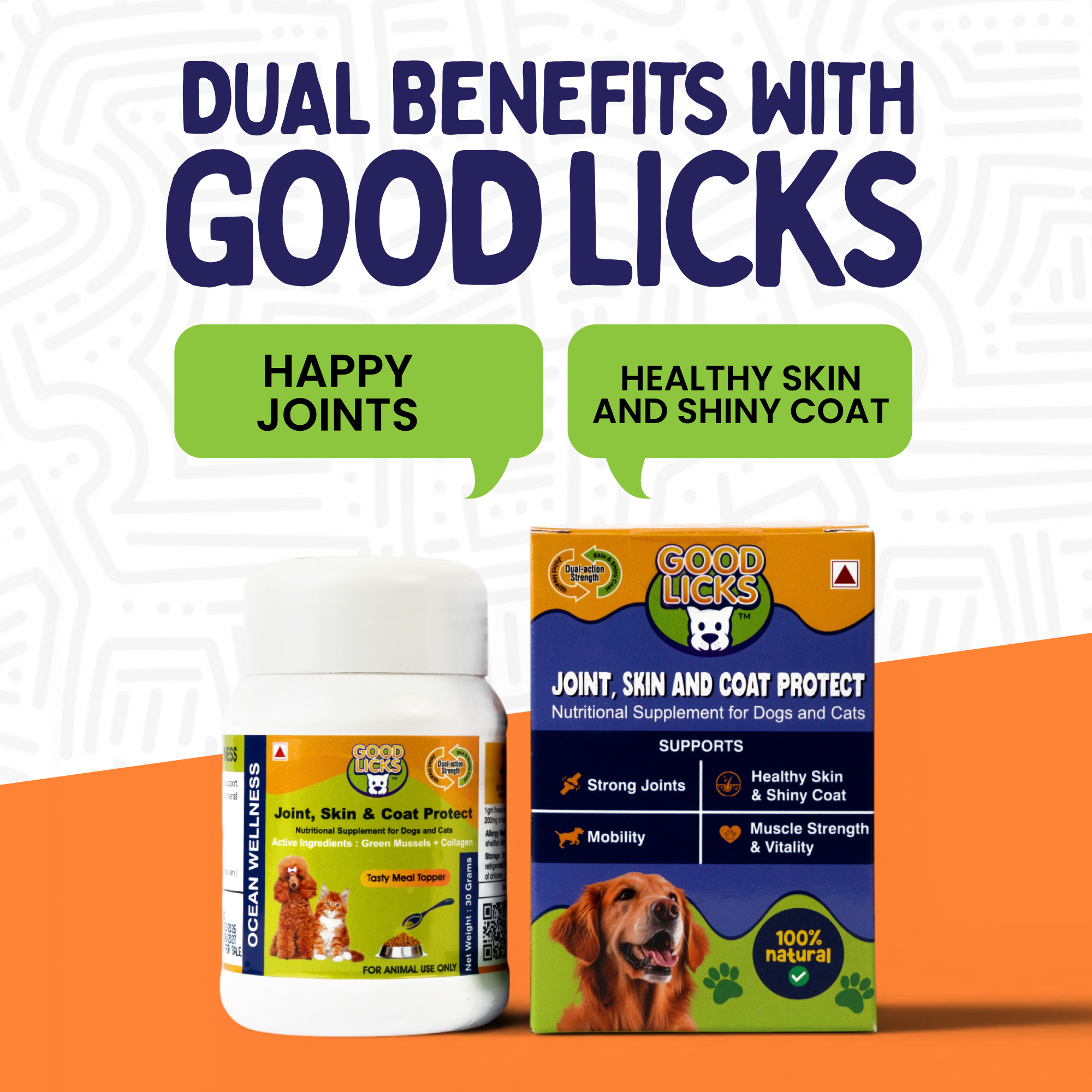 GOOD LICKS™ Joint and Mobility Health Supplement for Dogs (30 Grams)