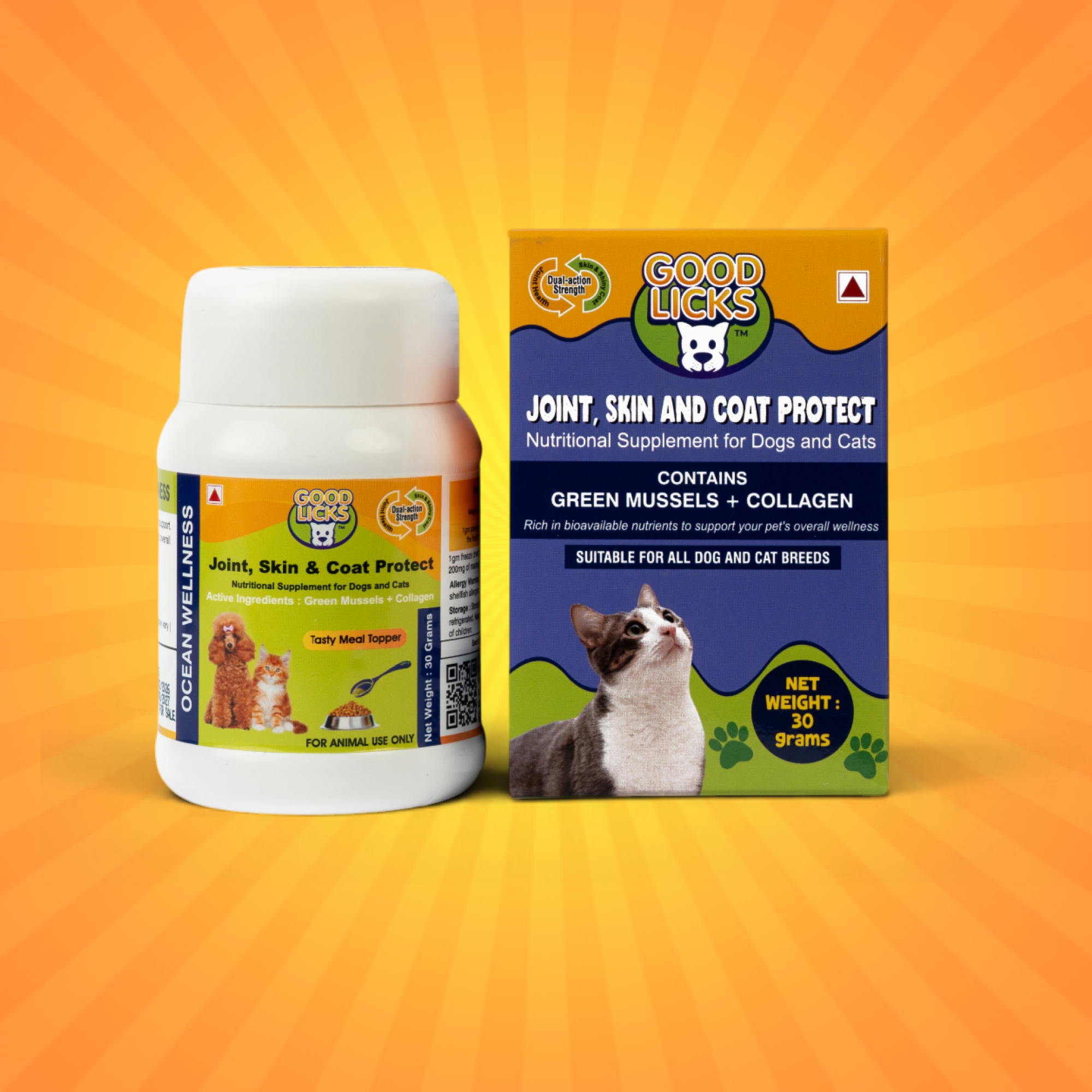 GOOD LICKS™ Joint and Mobility Health Supplement for Cats (30 Grams)